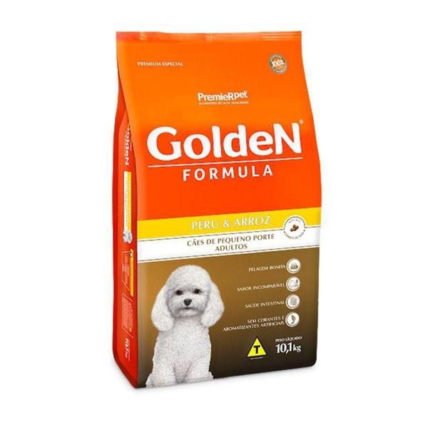 Imagem de Ração Golden Fórmula para Cães Adultos de Pequeno Porte Sabor Peru e Arroz