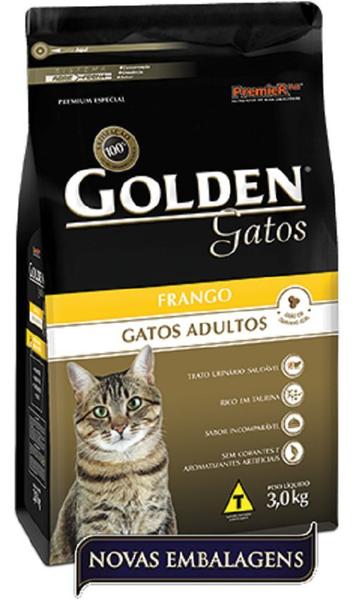 Imagem de Ração Golden Gatos Adulto - Frango - 3kg