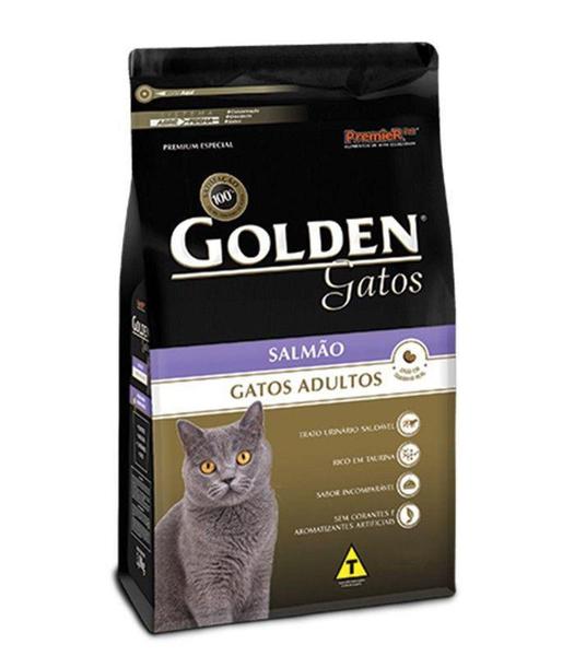 Imagem de Ração Golden Gatos Premium Especial Adulto Salmão 10,1kg