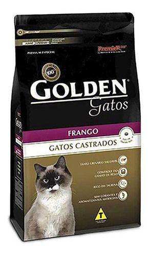 Imagem de Ração Golden para Gatos Adultos Castrados Sabor Frango 10,1kg