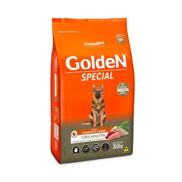 Imagem de Ração Golden Special para Cães Adultos Sabor Frango e Carne