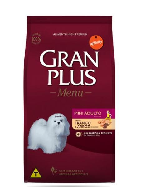 Raçao Gran Plus Adultos Raças Peq Mini Frango Arroz 15 Kg - Affinity/guabi Imagem de Raçao Gran Plus Adultos Raças Peq Mini Frango Arroz 15 Kg