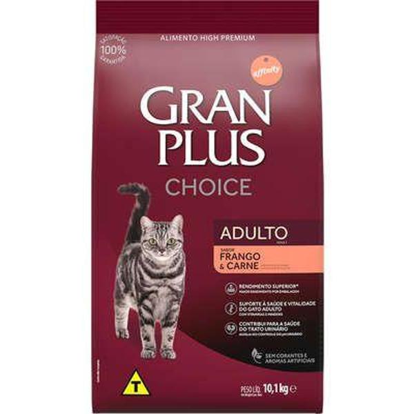 Ração Gran Plus Choice Para Gatos Filhotes Frango e Carne 10,1kg - GUABI / GRAN PLUS Imagem de Ração Gran Plus Choice Para Gatos Filhotes Frango e Carne 10,1kg - GUABI / GRAN PLUS