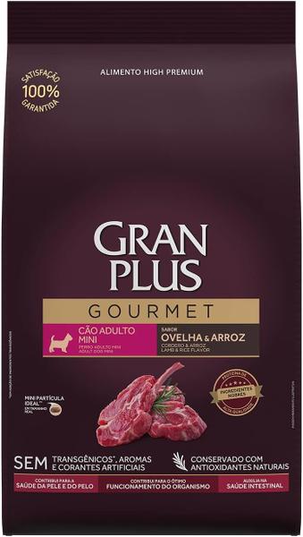 Imagem de Racao Gran Plus Gourmet Cães Adultos Raças Mini e Pequeno Ovelha e Arroz 15kg