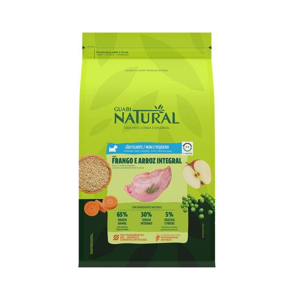 Imagem de Ração Guabi Natural Cão Filhote Mini Peq Frango Arroz 1kg