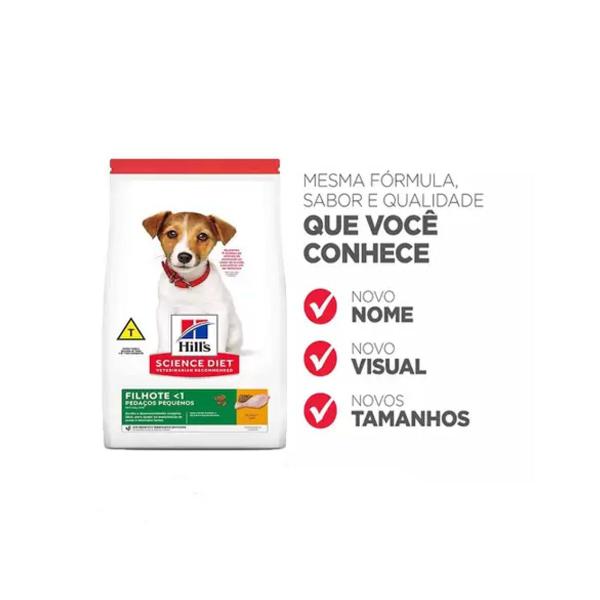 Imagem de Ração Hill's Science Diet para Cães Filhotes Pedaços Pequenos 12kg