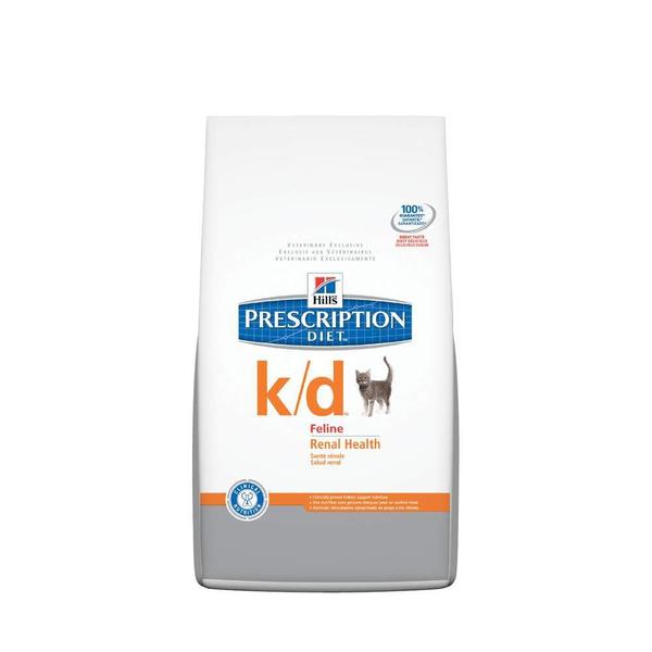 Imagem de Ração Hills Prescription Diet K/D Cuidado Renal Para Gatos Adultos Com Doença Renal - 1,8kg