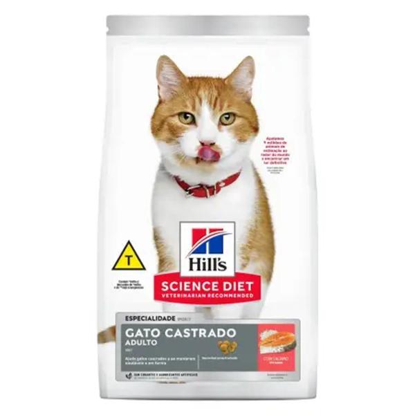 Imagem de Ração Hills Science Diet Felino Adulto Castrado Salmão 6kg