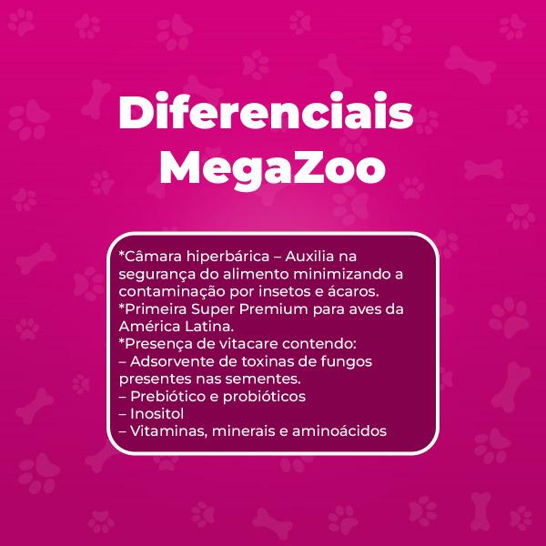 Ração Megazoo Mix Calopsitas Com Vita Care 6kg Imagem de Ração Megazoo Mix Calopsitas Com Vita Care 6kg