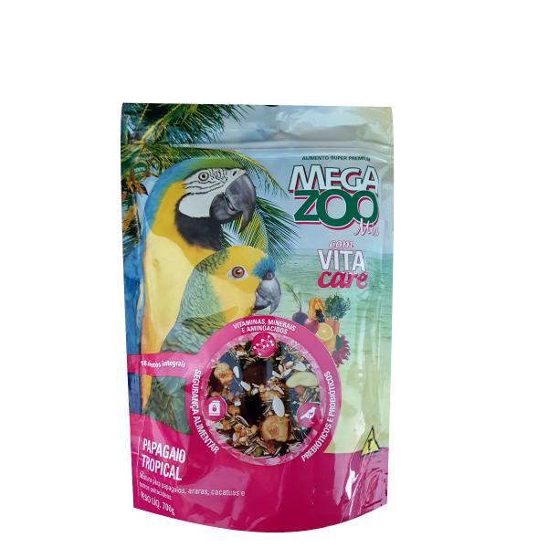 Imagem de Ração Megazoo Mix Papagaio Tropical com Vita Care 700g