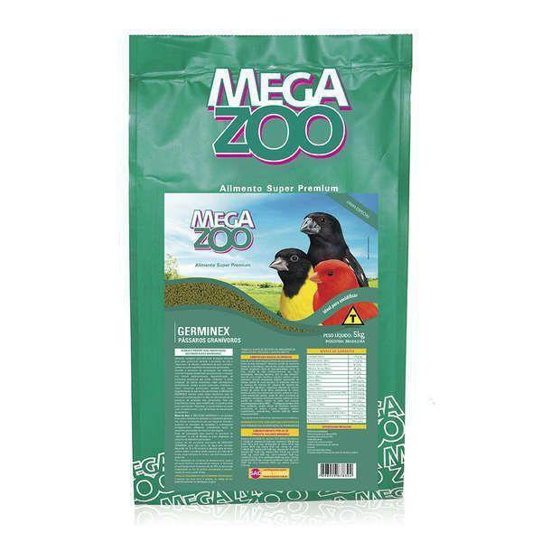 Imagem de Ração Megoo Germinex 5kg - Alimento Extr para Aves