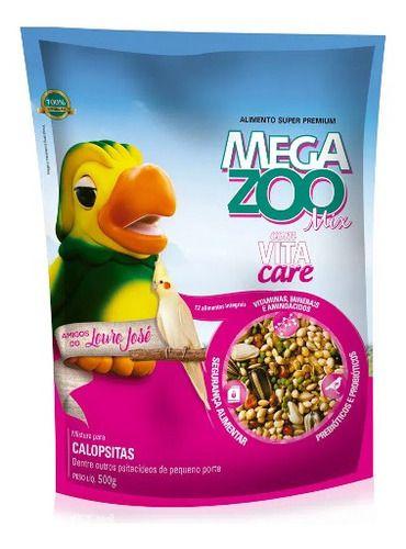 Imagem de Ração Mix P/ Calopsitas Amigos Do Louro Jose 500g Megazoo