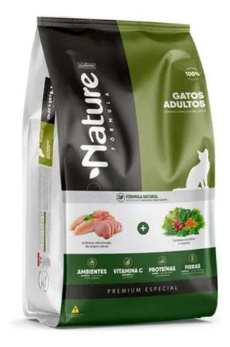 Ração Nature Fórmula Premium Especial Gatos Adultos 10,1kg Imagem de Ração Nature Fórmula Premium Especial Gatos Adultos 10,1kg
