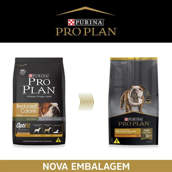 Imagem de Ração Nestlé Purina Cães Pro Plan Adultos Calorias Reduzidas Raças Médias e Gandes 15kg