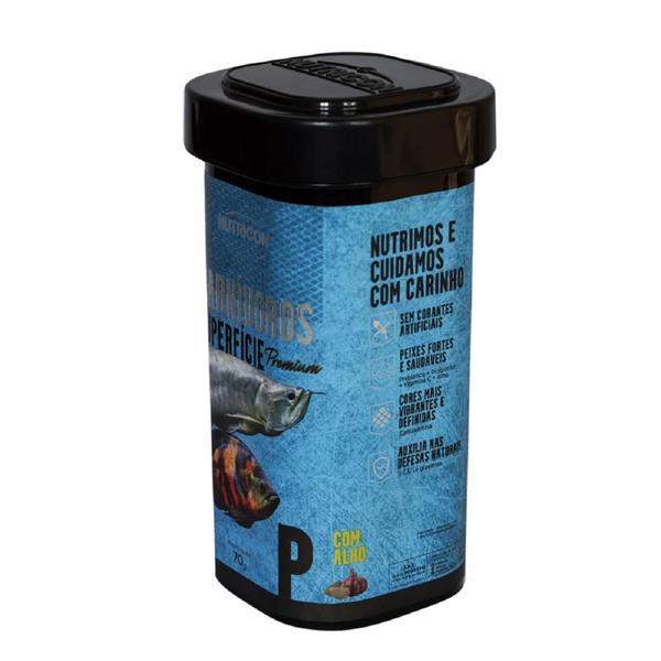 Ração Nutricon Carnívoros de Superfície P 3mm saco de 5kg Imagem de Ração Nutricon Carnívoros de Superfície P 3mm saco de 5kg