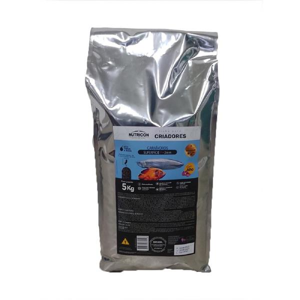 Ração Nutricon Carnívoros de Superfície P 3mm saco de 5kg Imagem de Ração Nutricon Carnívoros de Superfície P 3mm saco de 5kg