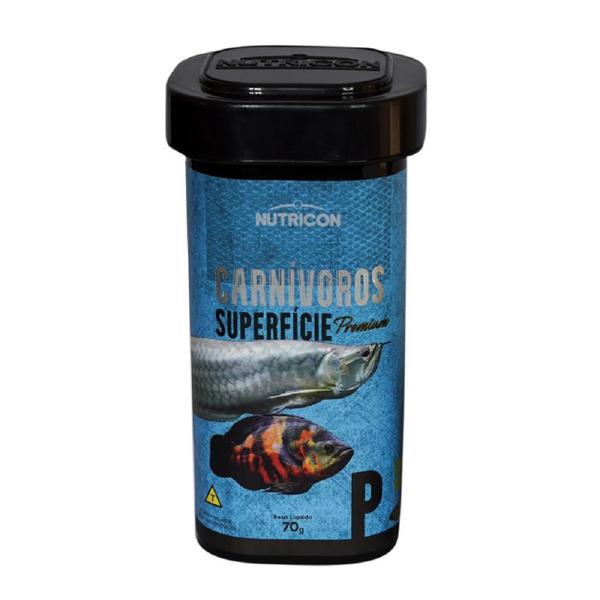 Ração Nutricon Carnívoros de Superfície P 3mm saco de 5kg Imagem de Ração Nutricon Carnívoros de Superfície P 3mm saco de 5kg