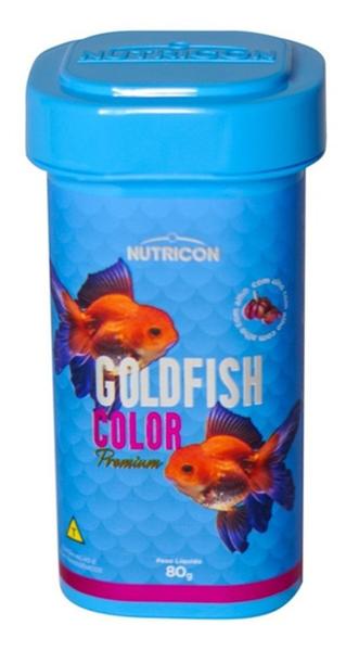 Imagem de Ração Nutricon Goldfish color 80G com alho