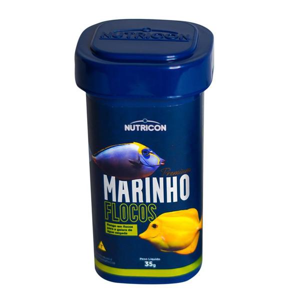 Imagem de Ração Nutricon Marinho Flocos 35g