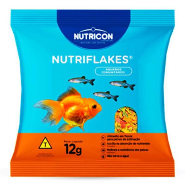 Imagem de Ração Nutricon - Nutriflakes - 12G