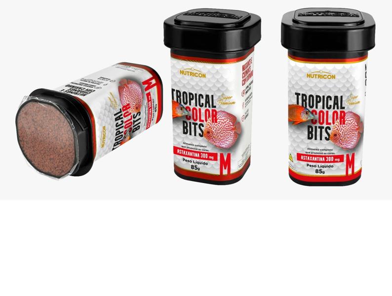 Imagem de Ração Nutricon Tropical Color Bits M 85gr