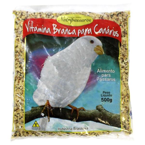 Imagem de Racao Nutripassaros para Canario Vitamina Branca 500g - Nutripássaros