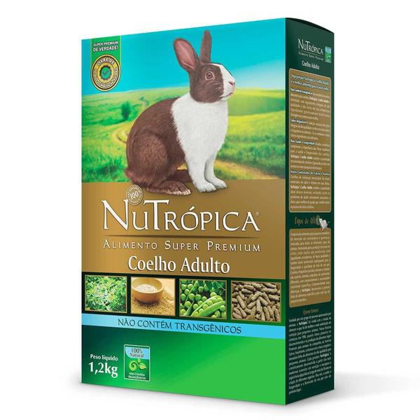 Ração Nutrópica Coelho Adulto Roedores 1,2kg Alimento Super Premium Sem Transgênico com Alfafa Imagem de Ração Nutrópica Coelho Adulto Roedores 1,2kg Alimento Super Premium Sem Transgênico com Alfafa