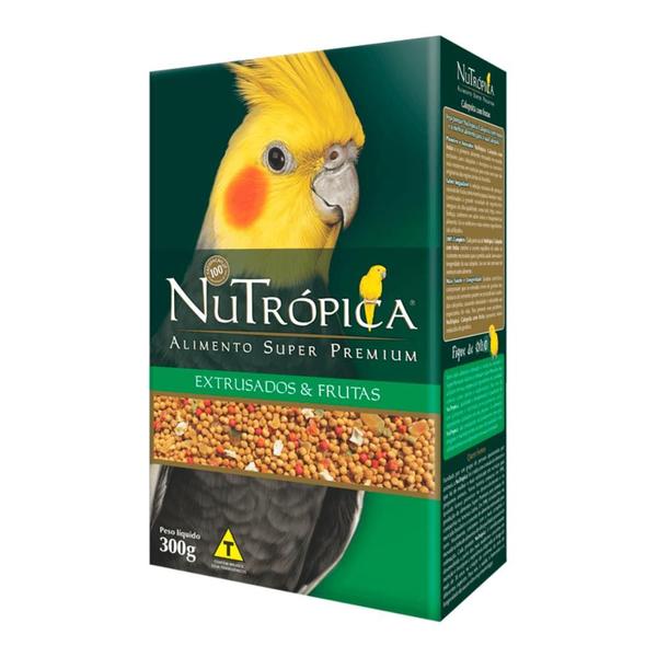 Ração Nutrópica para Calopsita Sabor Frutas 300g - NUTROPICA Imagem de Ração Nutrópica para Calopsita Sabor Frutas 300g