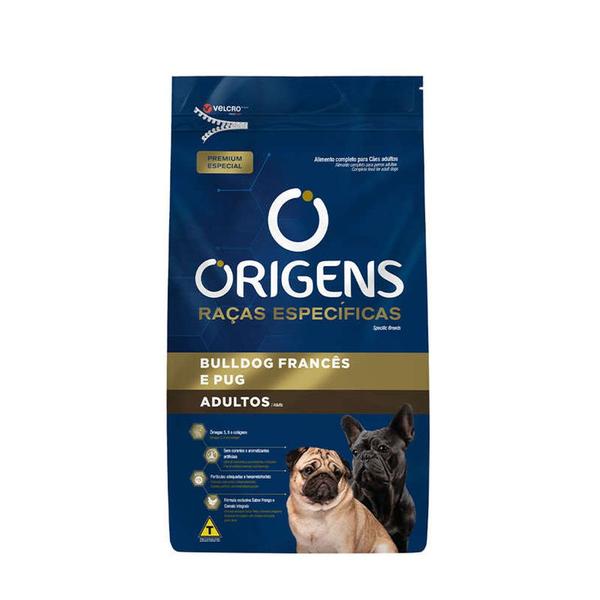 Imagem de Ração Origens Cães Adultos Buldog Francês e Pug  10,1Kg