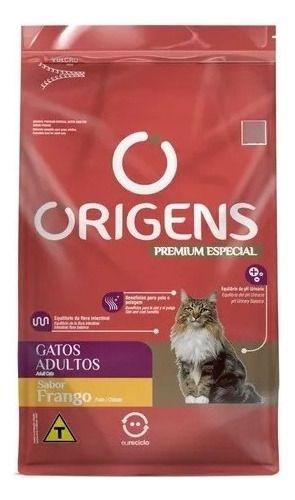Ração Origens Gato Adulto Frango 10,1kg Imagem de Ração Origens Gato Adulto Frango 10,1kg