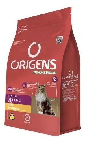 Ração Origens Gato Adulto Frango 10,1kg Imagem de Ração Origens Gato Adulto Frango 10,1kg