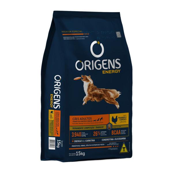 Imagem de Ração Origens Para Cães Adultos Energy Frango 15Kg