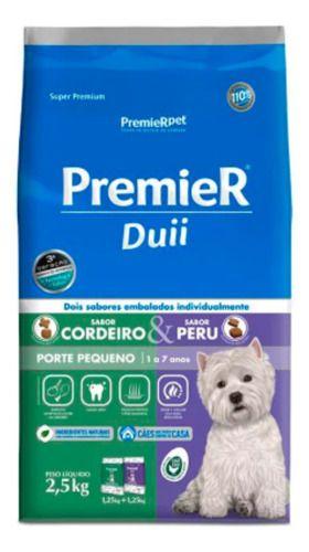 Imagem de Ração P/ Cães Pequenos Duii Cordeiro E Peru 2,5kg Premier