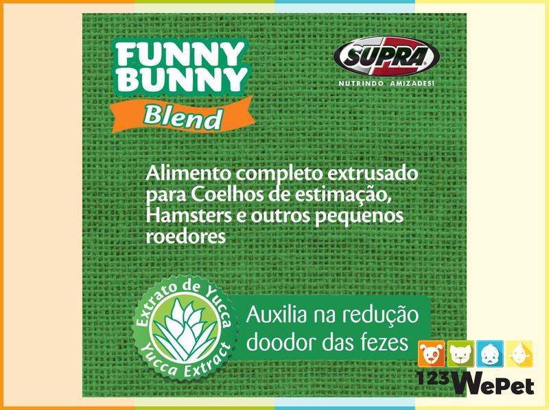 Imagem de Ração P/coelhos Roedores Funny Bunny Blend 500g 12 unid