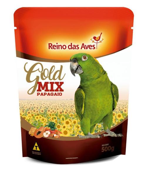 Imagem de Ração Papagaio Gold Mix 500 G