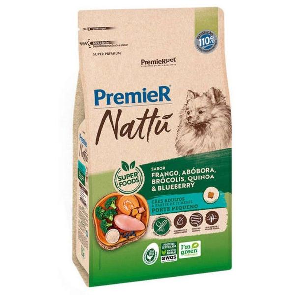 Ração Para Cães Adultos de Pequeno Porte Sabor Abóbora 10,1Kg - Premier Nattu Imagem de Ração Para Cães Adultos de Pequeno Porte Sabor Abóbora 10,1Kg - Premier Nattu