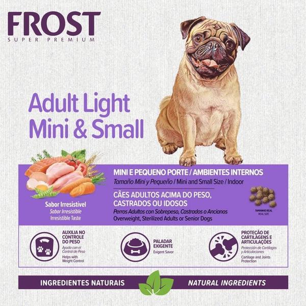 Imagem de Ração para Cães Adultos Frost Adult Light Mini & Small SC 10.1KG