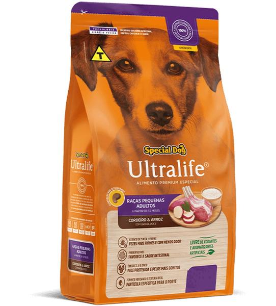 Imagem de Ração para Cães Special Dog  Ultralife Raças Pequenas Adultos Cordeiro 10,1KG - Special Dog Ultralif