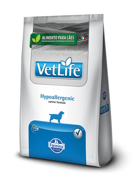 Imagem de Ração para Cães Vet Life Natural Hypoallergenic Adultos com Problemas de Pele 10,1 kg - Vetlife