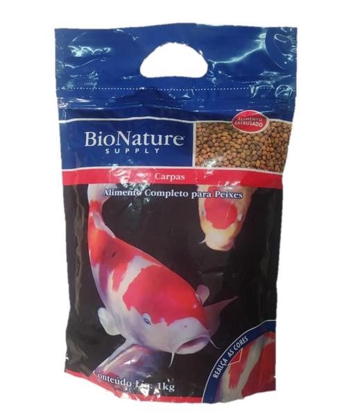 Ração Para Carpas Bionature Supply Realça As Cores 1Kg - Brazilian Pet Foods Imagem de Ração Para Carpas Bionature Supply Realça As Cores 1Kg