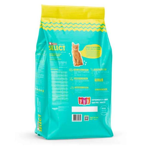 Imagem de Ração Para Gatos Castrados Alimento Quatree Select Adulto Sabor Frango Arroz Batata Doce 1KG