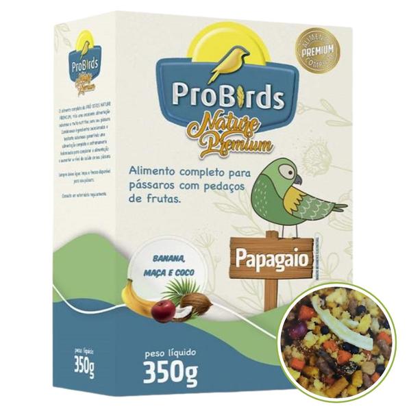 Imagem de Ração para Papagaio Alimento Completo Nature Premium 350g