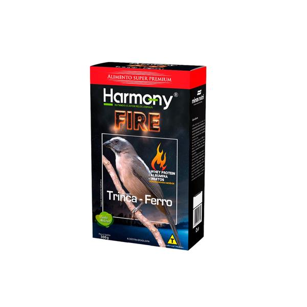 Imagem de Ração para Passaro Trinca Ferro Fire - Harmony Birds 300g