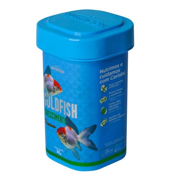 Imagem de Ração Para Peixes Nutricon Goldfish Crescimento Pote 35Gr