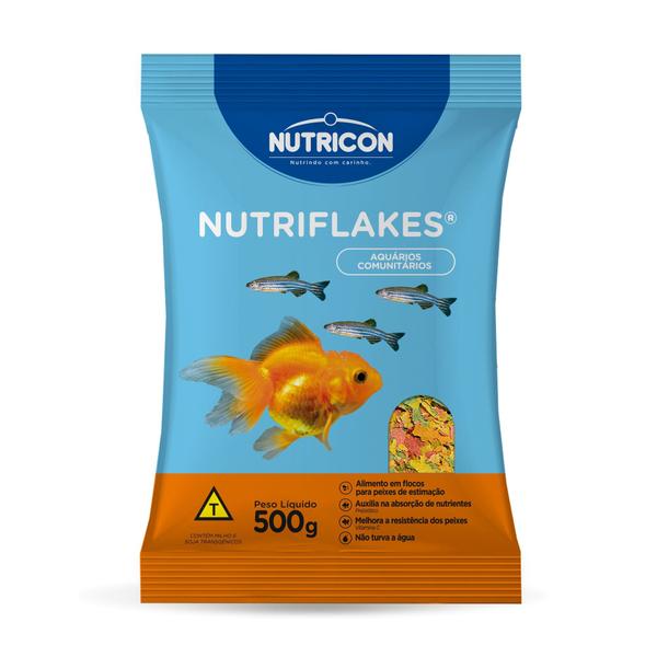 Imagem de Ração para Peixes Nutricon Nutriflakes 500g