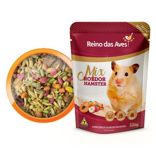 Imagem de Ração para Roedor Hamster Gold Mix 500g - Reino Das Aves