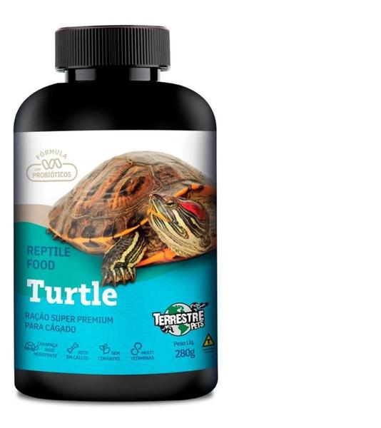 Imagem de Ração Para Tartarugas Tigre d agua 280g - Terrestre Pets - Premium