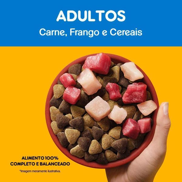 Ração Pedigree Cães Adultos Raças Médias e Grandes Carne, Frango e Cereais Imagem de Ração Pedigree Cães Adultos Raças Médias e Grandes Carne, Frango e Cereais