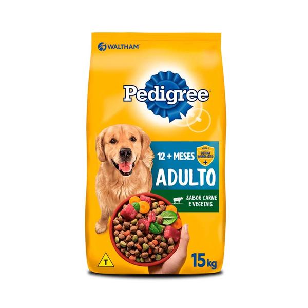 Ração Pedigree Carne e Vegetais Cães Adultos Raças Médias e Grandes Imagem de Ração Pedigree Carne e Vegetais Cães Adultos Raças Médias e Grandes