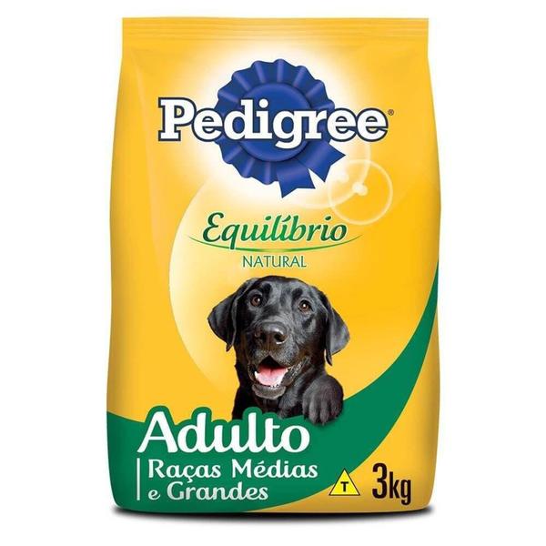 Imagem de Ração Pedigree Equilíbrio Natural Para Cães Adultos de Raças Médias